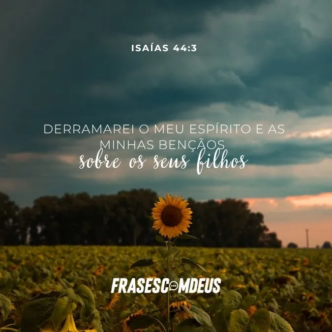 Frases de fé Deus instagram post