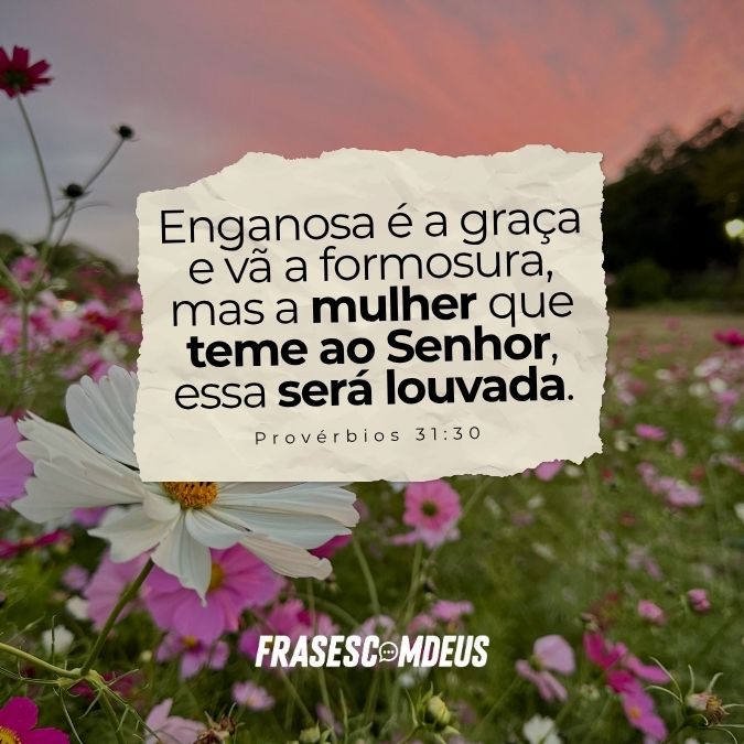 Frases para mulher de Deus