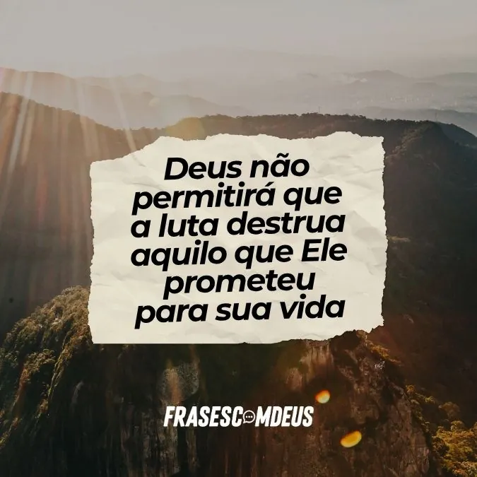 Mensagem de ânimo evangélica