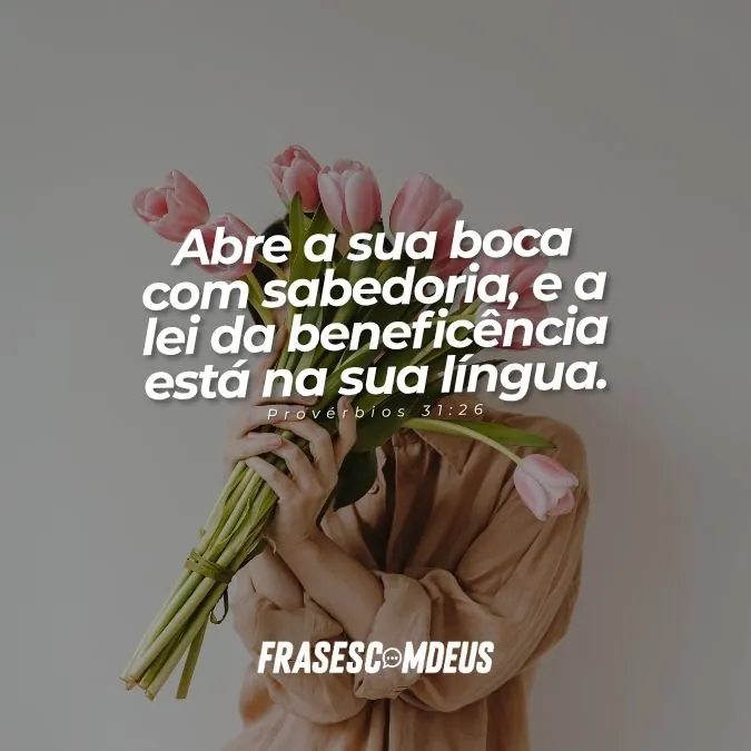 Versiculos para mulher de Deus