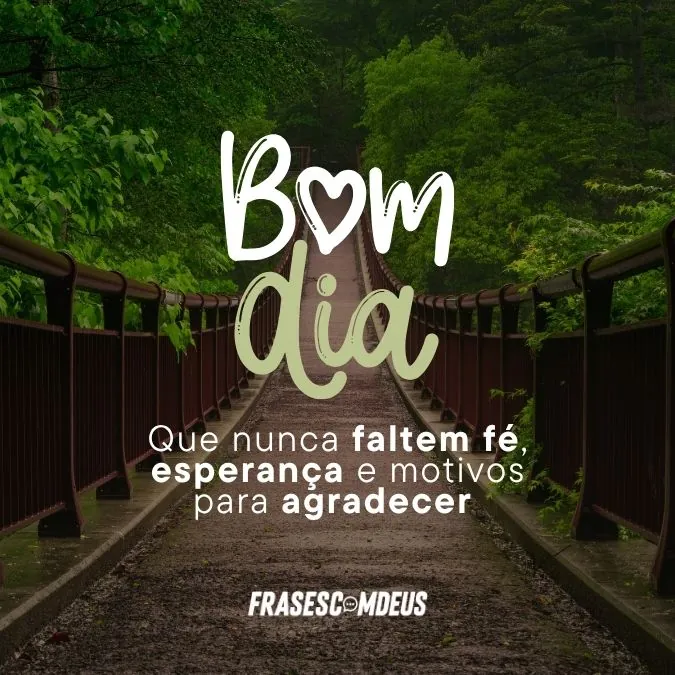 Bom dia para família