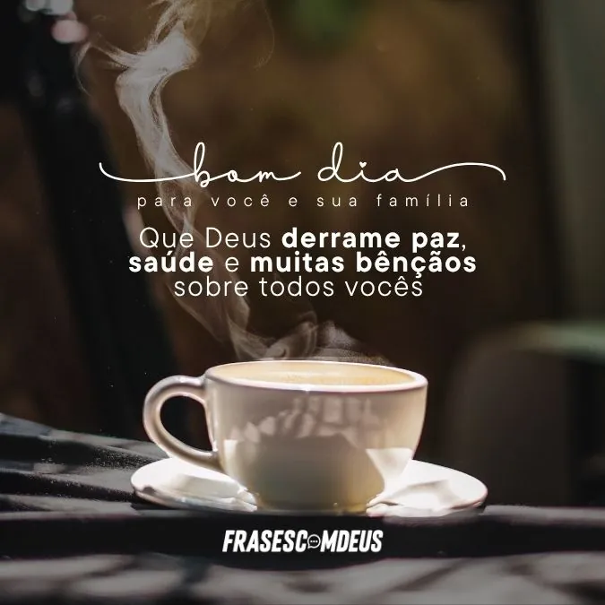 Bom dia para sua família