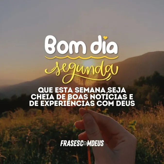 Bom dia segunda