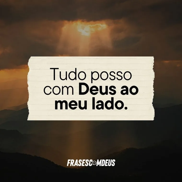 Frases de Deus para status