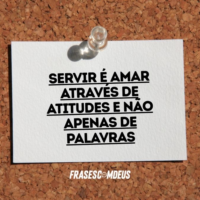 Frases sobre servir