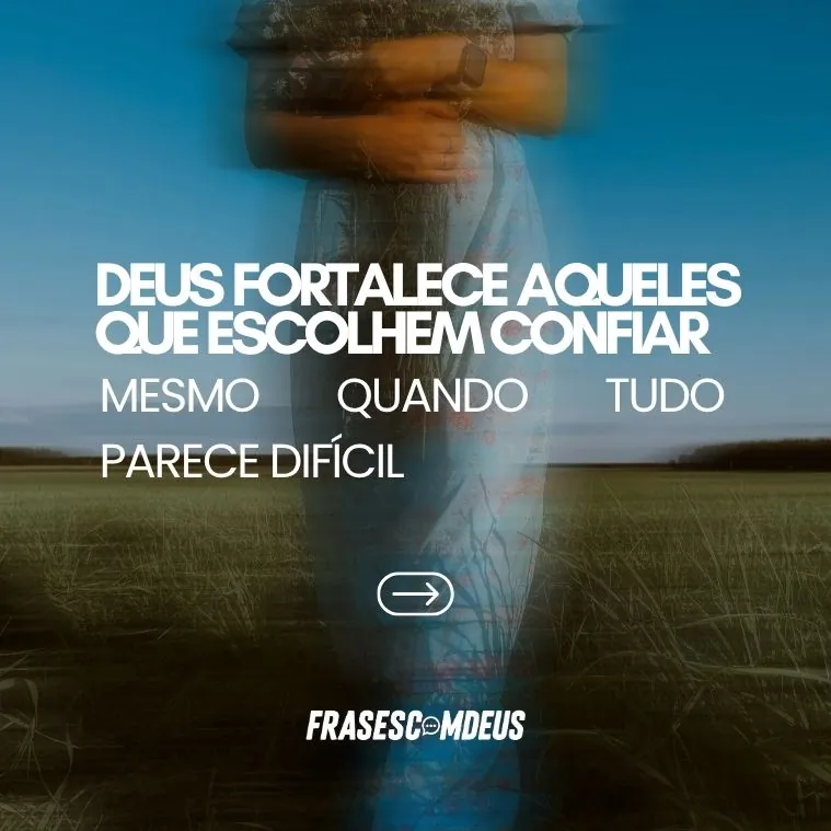 Mensagem de Deus para momento difício