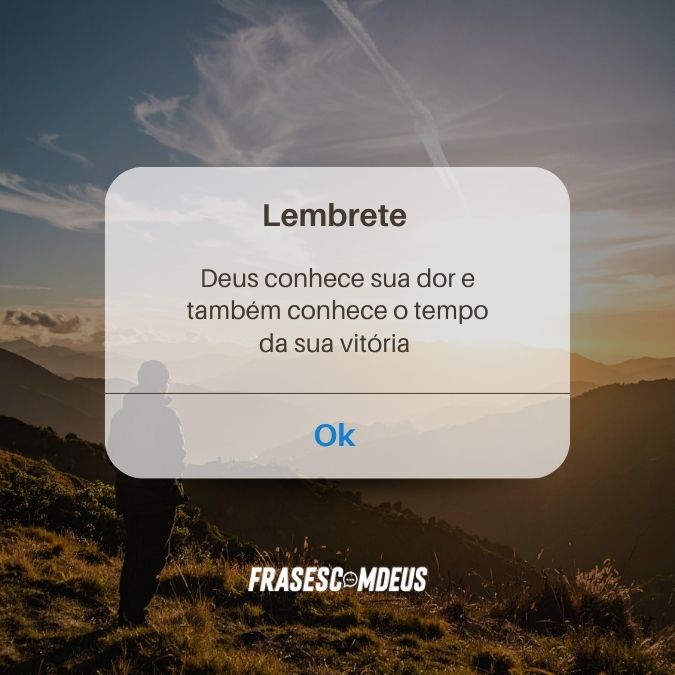Mensagem de Deus sobre dor
