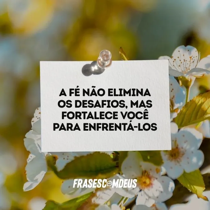Mensagem de fé