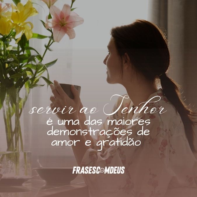 Mensagens sobre servir a Deus