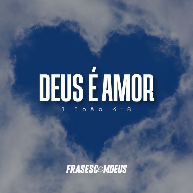 Versículo Deus é amor