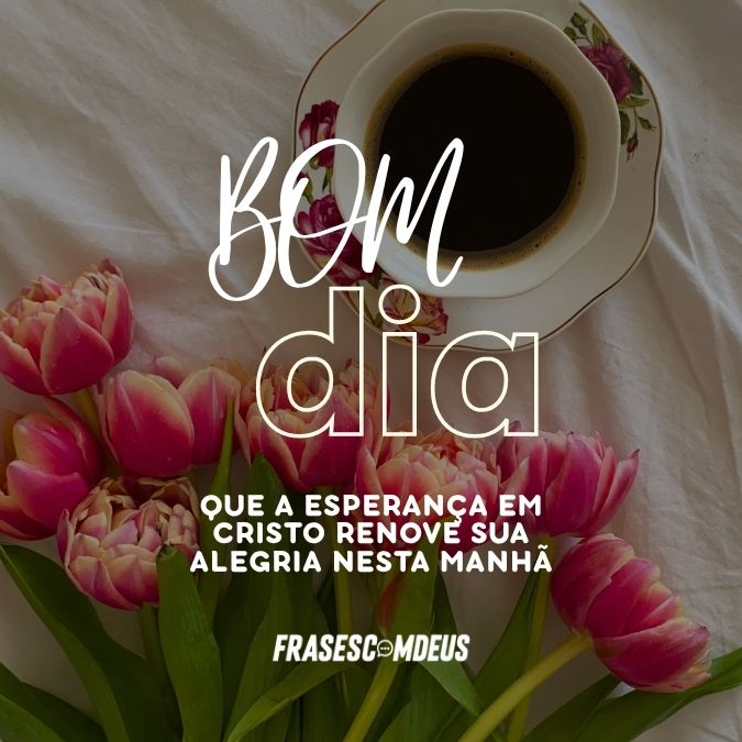 frase de Bom dia