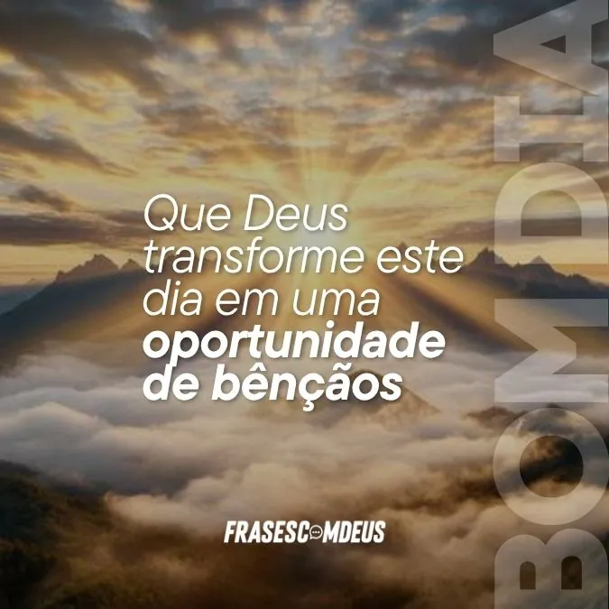 frase de Bom dia