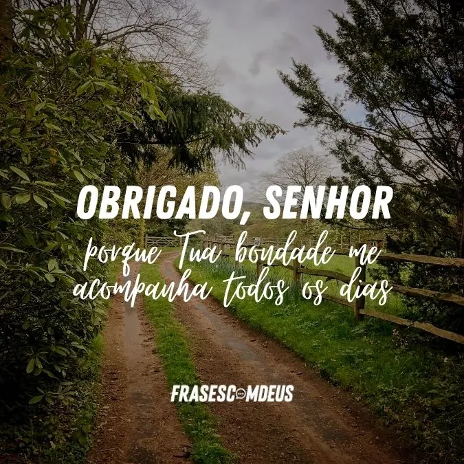 frases de Obrigado, Senhor