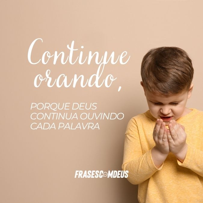 frases para continuar orando