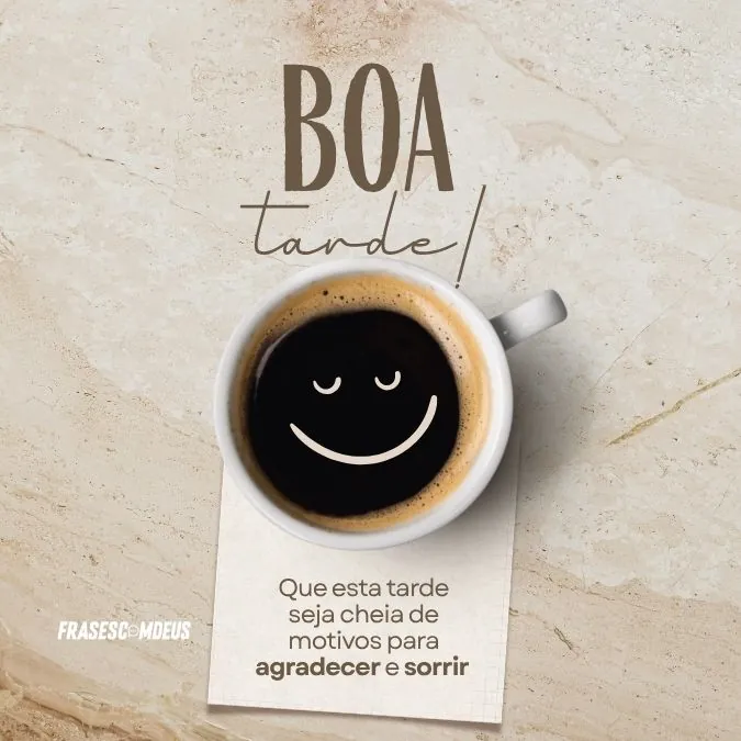 mensagem de Boa tarde