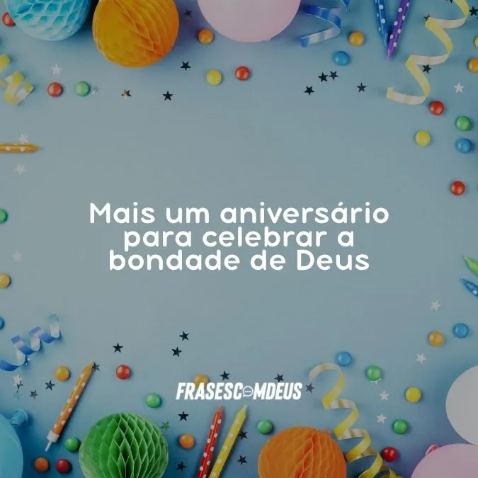 frase de aniversario para agradecer