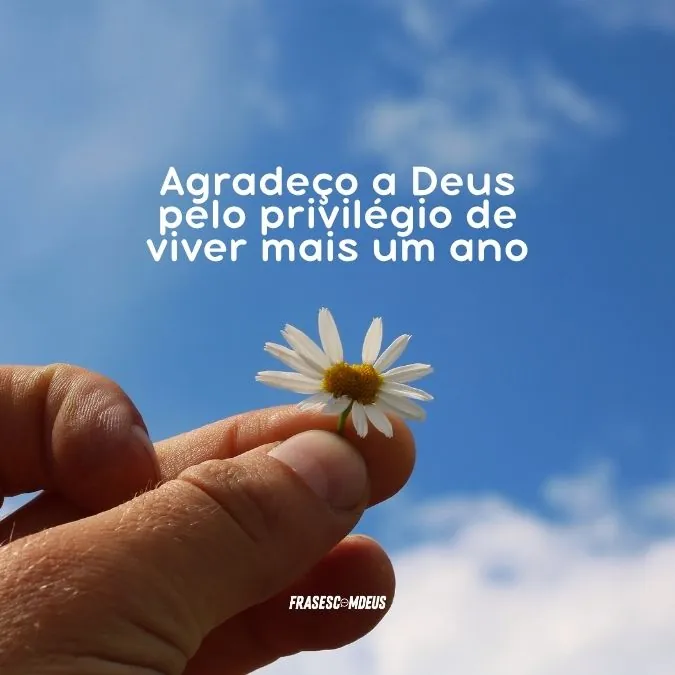 mensagem de Gratidão por mais um ano de vida