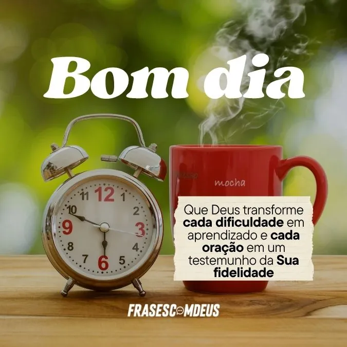 mensagem de bom dia