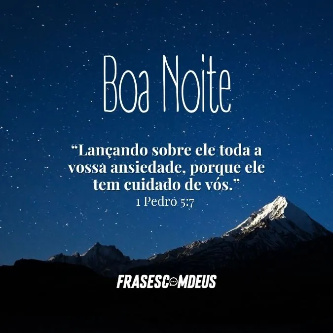 versiculo biblico de boa noite