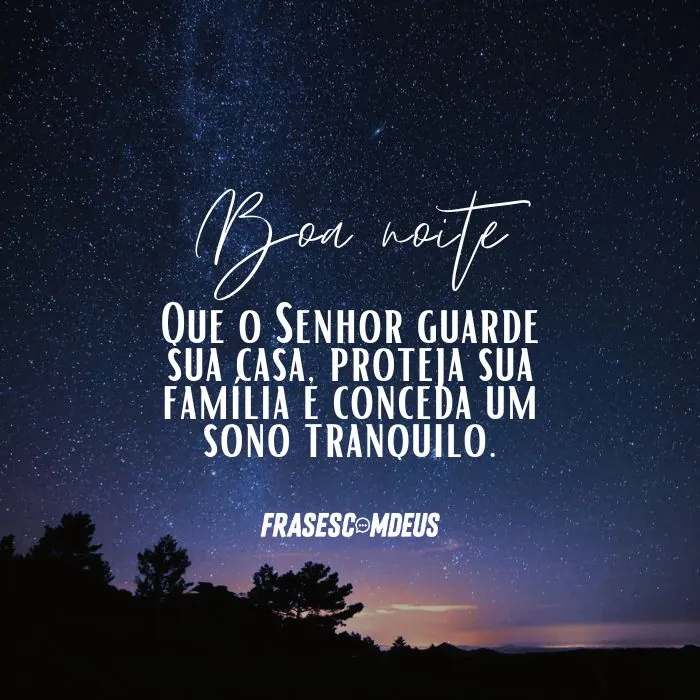Boa noite abençoada para whats