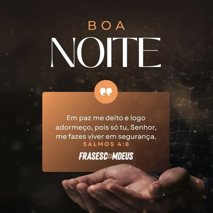 Boa noite com o amor de Deus