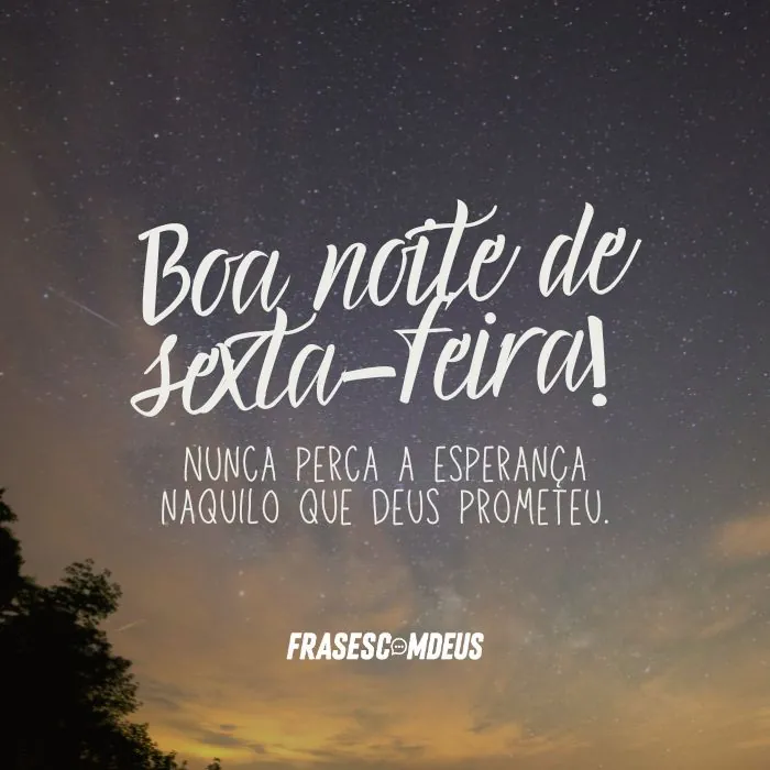 Boa noite de sexta-feira