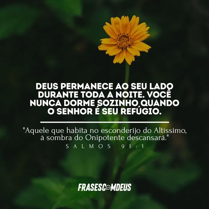 Frases bíblica de boa noite para compartilhar