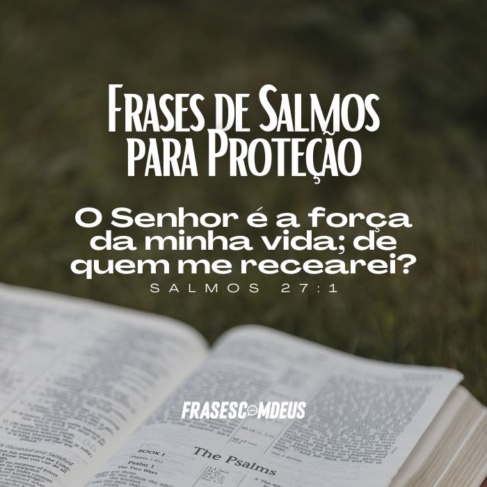 Frases de Salmos para Proteção para compartilhar