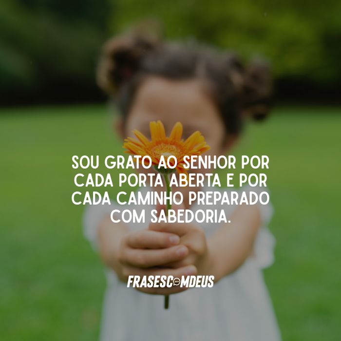 Mensagem de gratidão a Deus para compartilhar