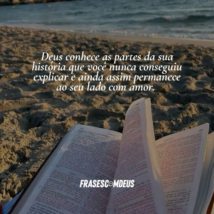 Mensagem de reflexão com Deus