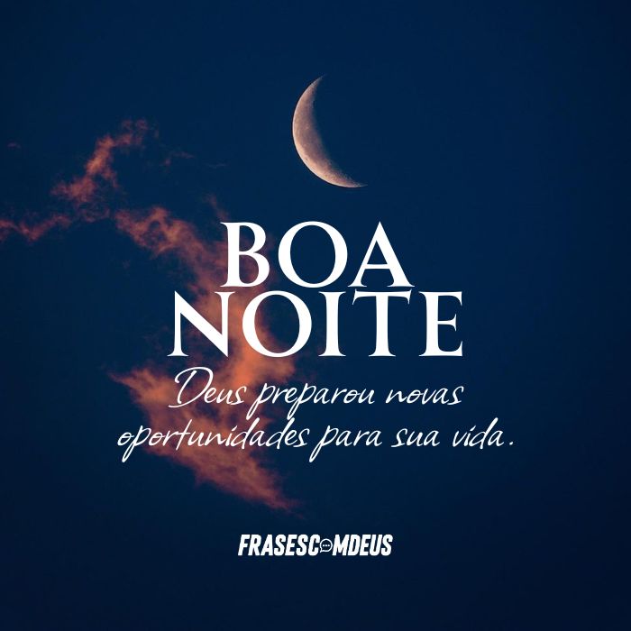 frase de boa noite para dormir
