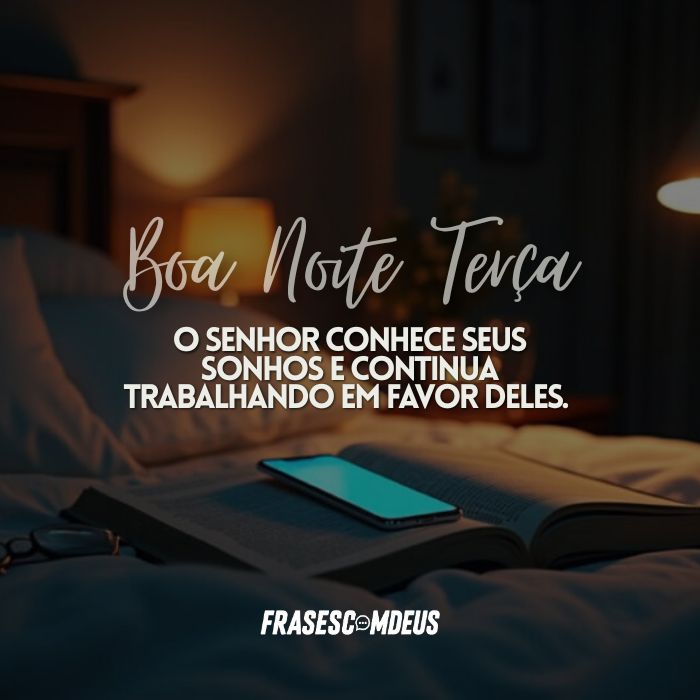 frases de Boa Noite Terça