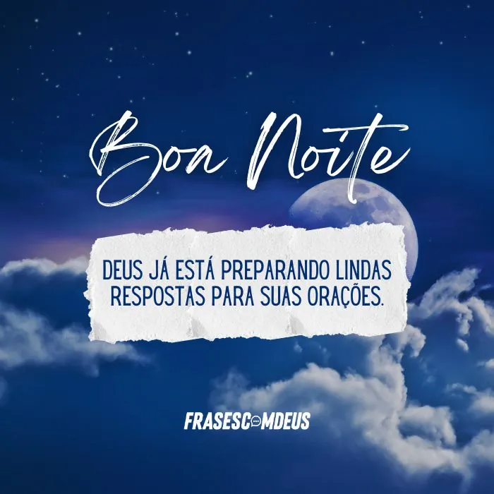 frases de Boa noite para compartilhar