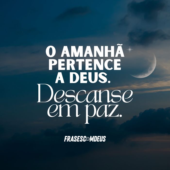 frases de Boa noite para descansar