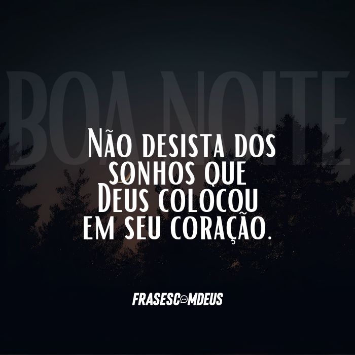 frases de boa noite evangélica com motivação
