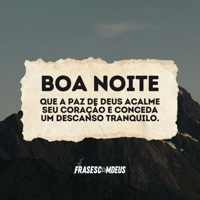 frases de boa noite