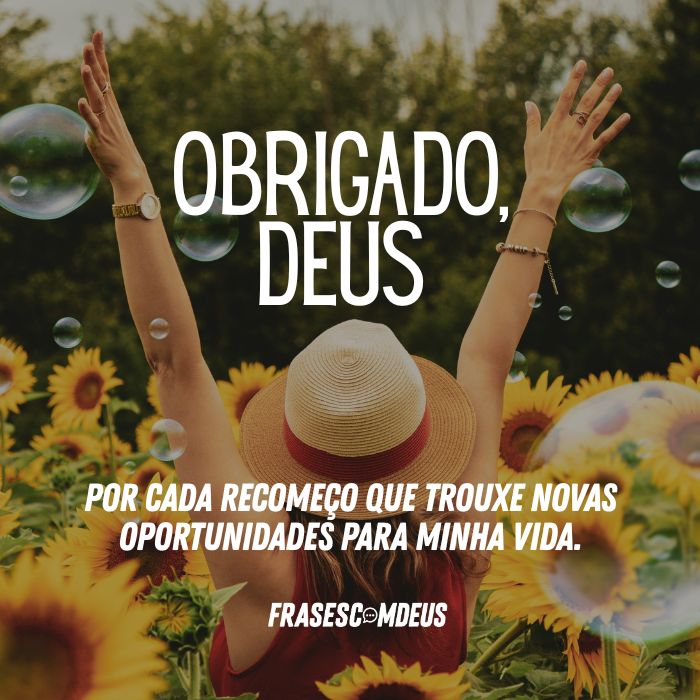 frases de obrigado Deus para compartilhar