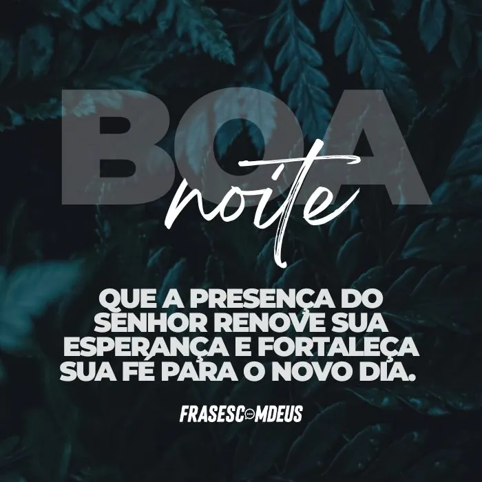 mensagem de Boa noite com Deus para compartilhar
