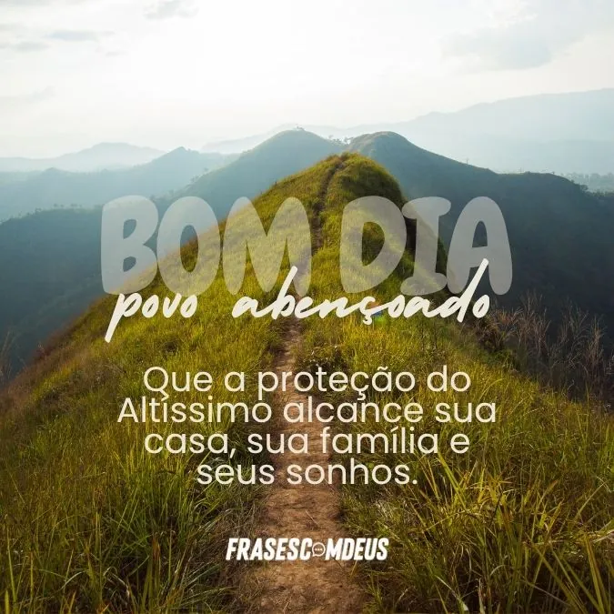 mensagem de bom dia com proteção divino