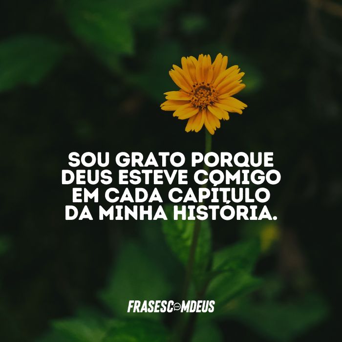 mensagem de gratidão a Deus