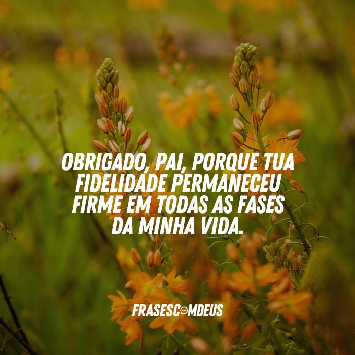 mensagem de gratidão a Deus