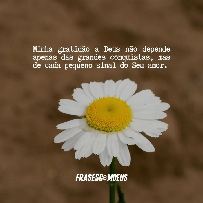 mensagem de gratidão a Deus