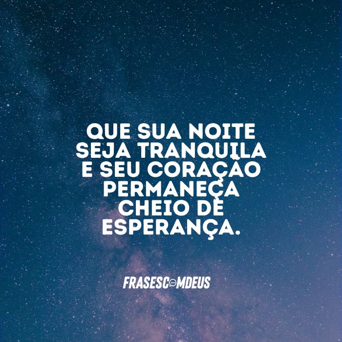 mensagens de Boa noite