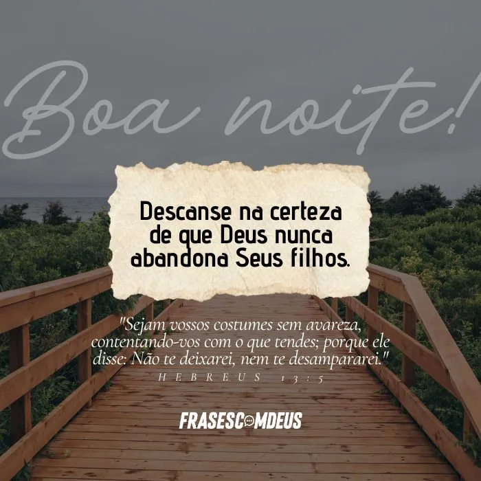 versiculos de boa noite