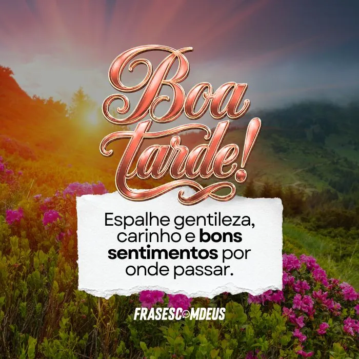 frases de Boa Tarde