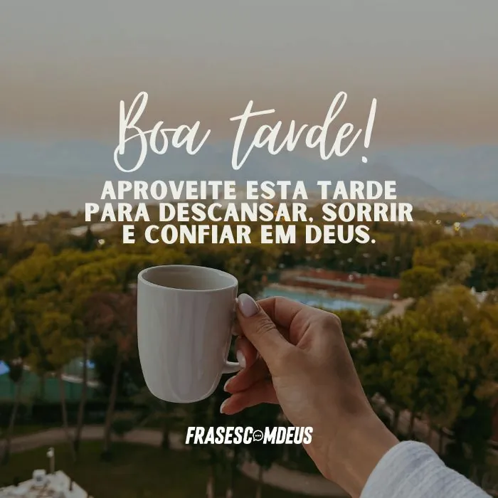 frases de Boa tarde com café