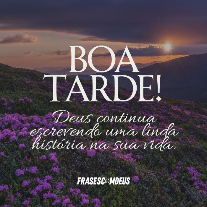 frases para Desejar uma Boa Tarde