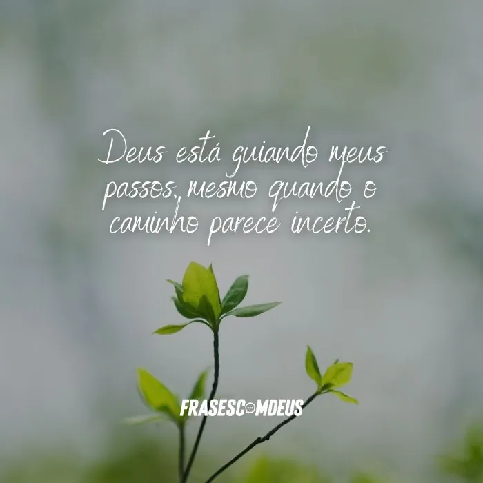 Deus no comando