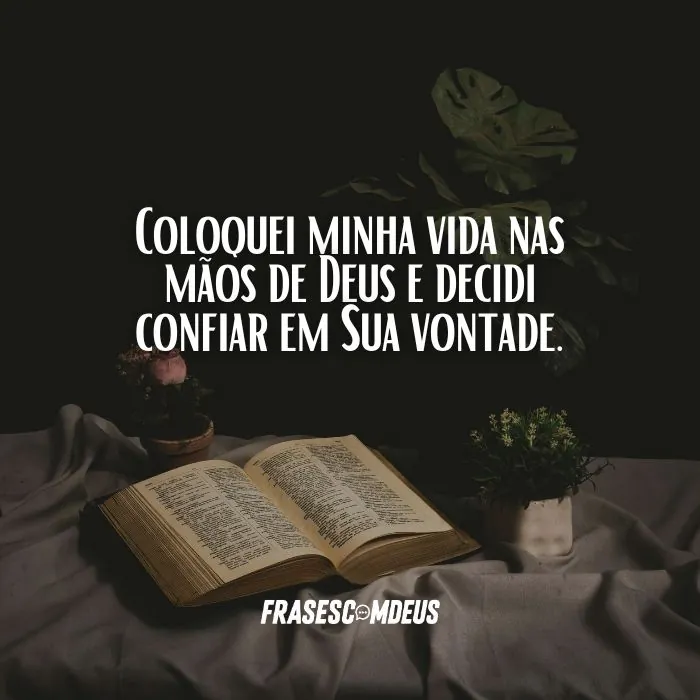 frases de Deus no comando